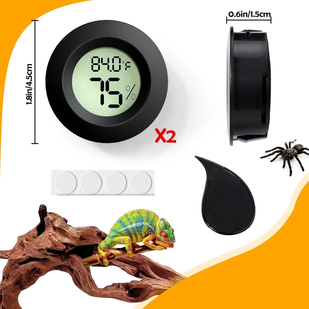 2 Pack Digital Thermometer Hygrometer