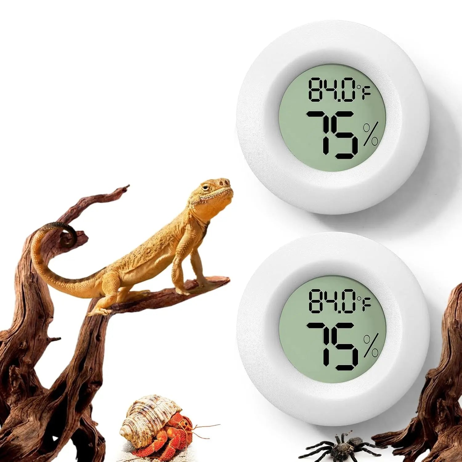 2 Pack Digital Thermometer Hygrometer