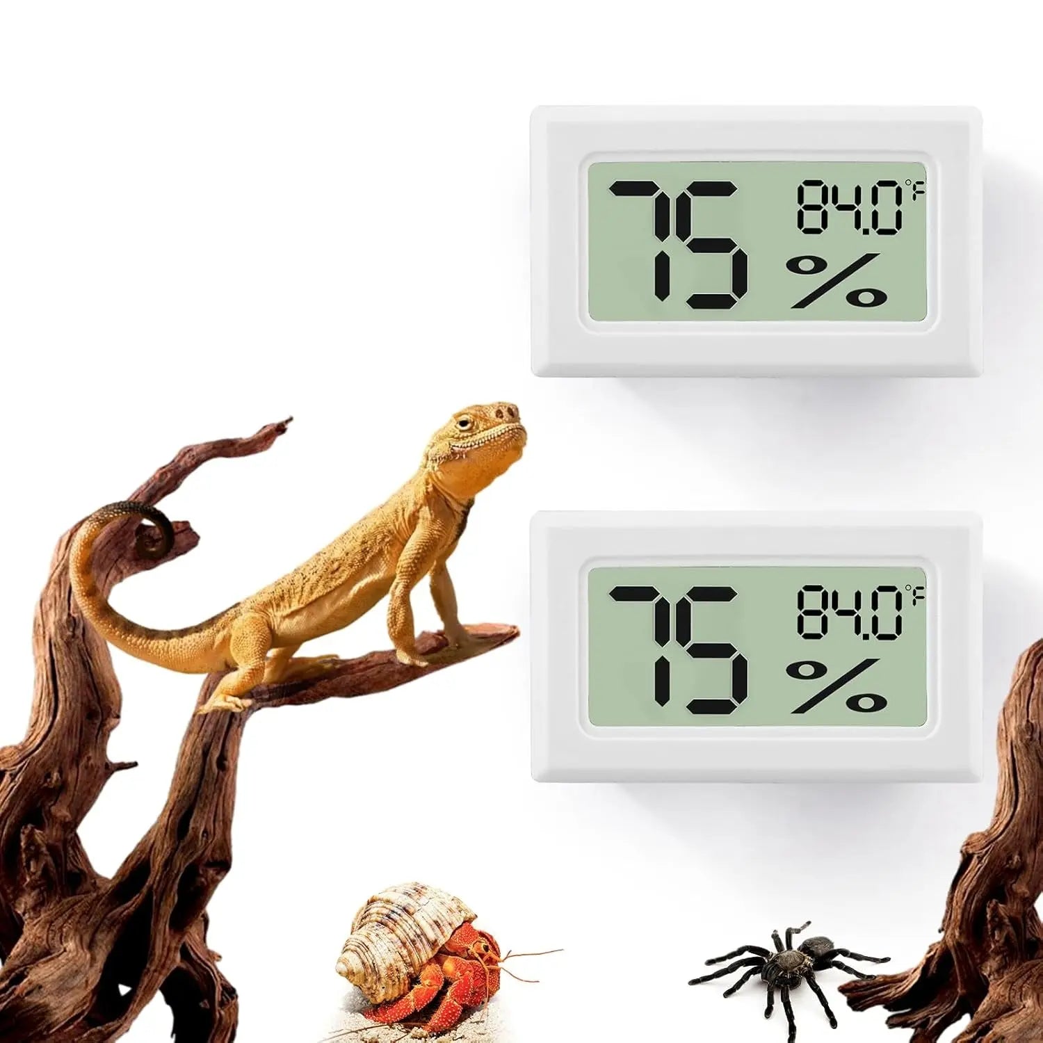 2 Pack Digital Thermometer Hygrometer