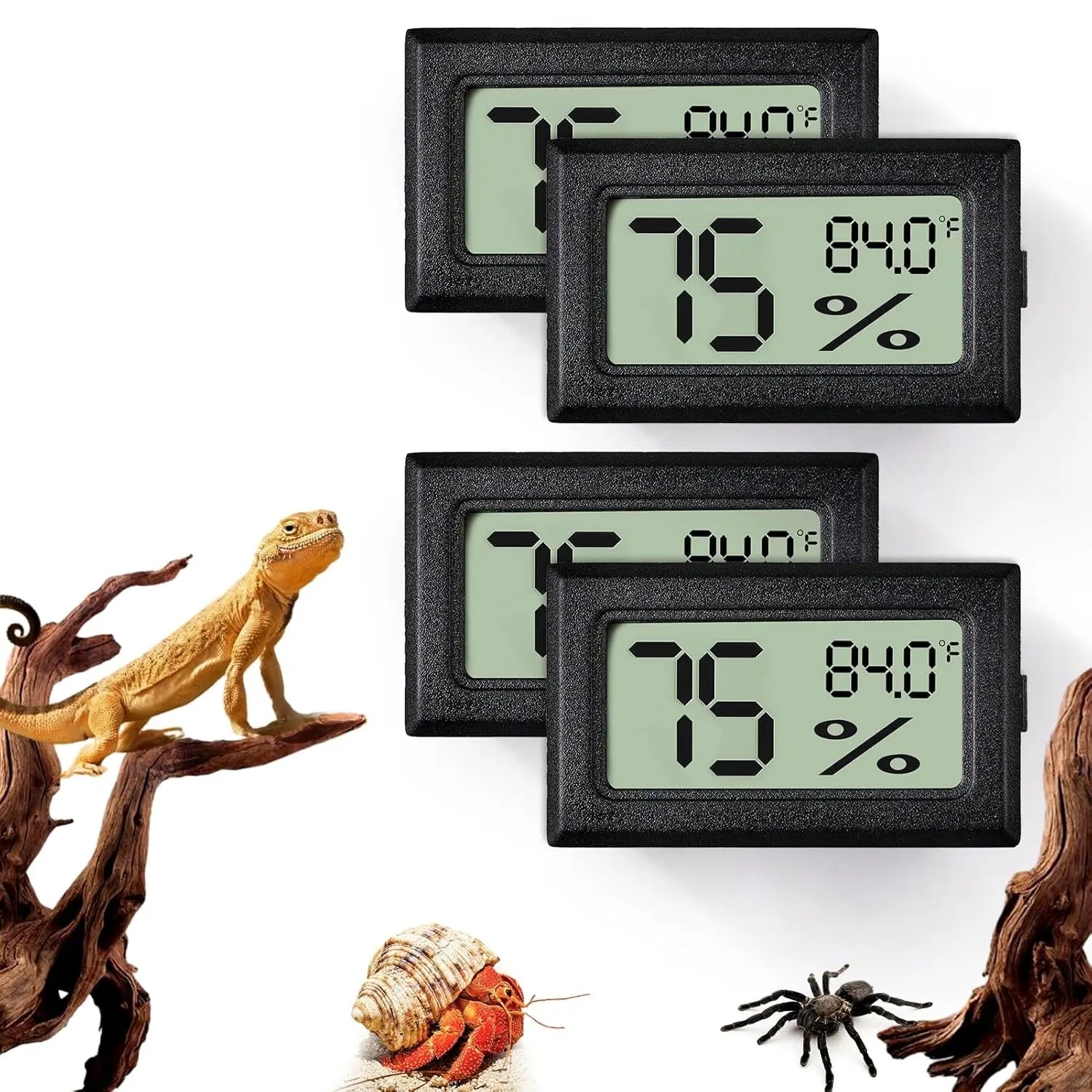 2 Pack Digital Thermometer Hygrometer