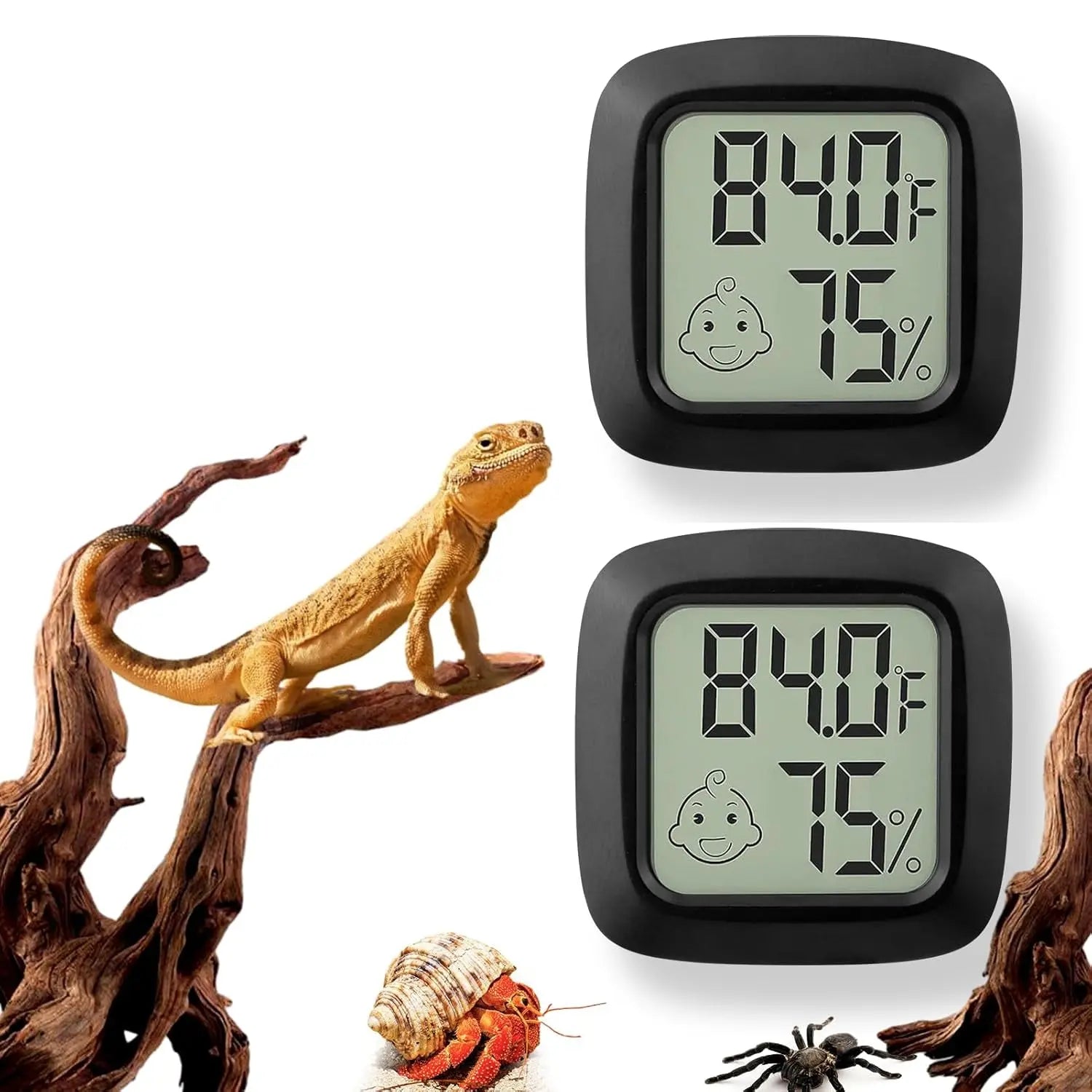 2 Pack Digital Thermometer Hygrometer