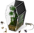 Acrylic Jumping Spider Habitat – Clear Terrarium Enclosure for Spiders & Insects