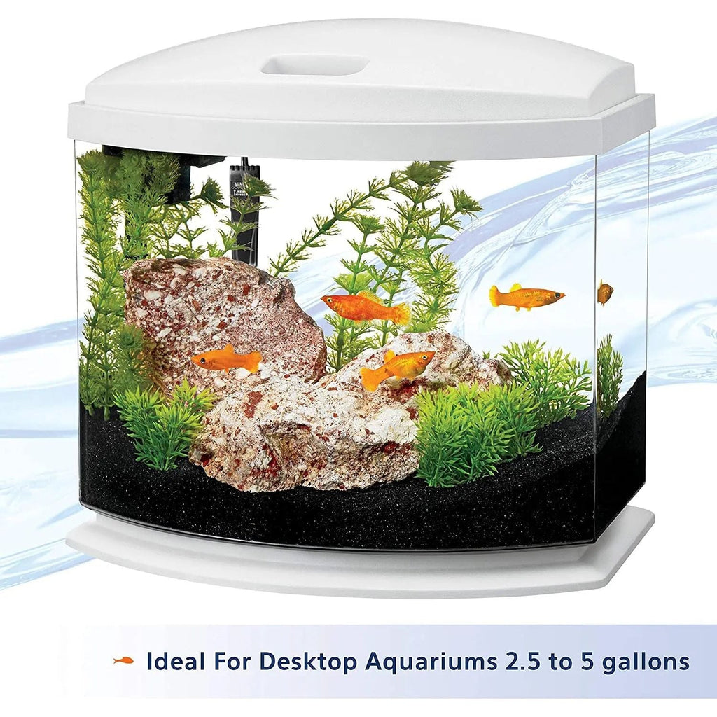 Aqueon Mini Aquarium Heater – 10W Submersible Fish Tank Heater (Black)