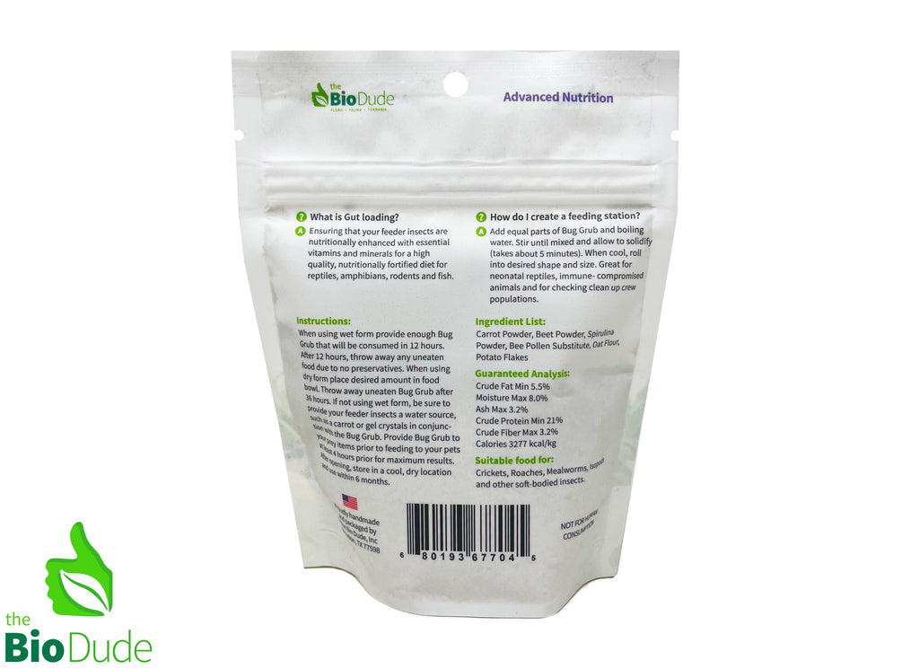 The Bio Dude - Bug Grub - Premium Insect Gutload