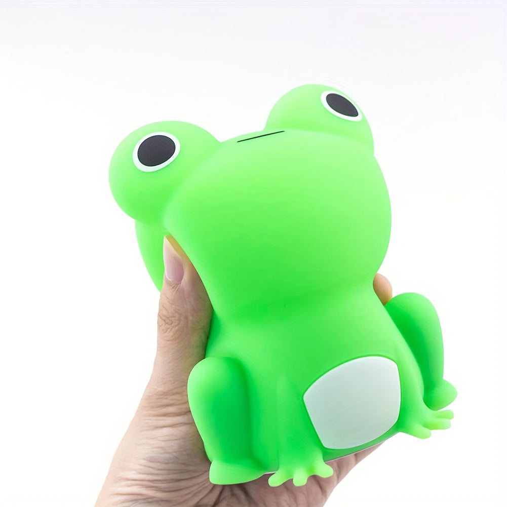 Cute Frog Silicone Sleeping Night Light, Dimmable Timer, Rechargeable Colorful Light