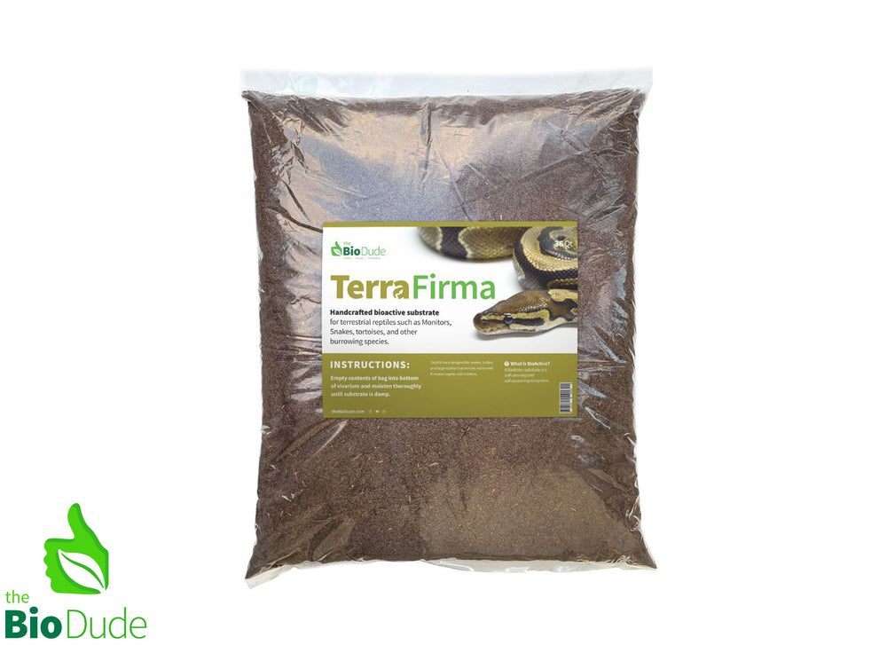 The Bio Dude - Terra Firma 36 qt bag - Great for Ball Pythons and Blue Tongue Skinks