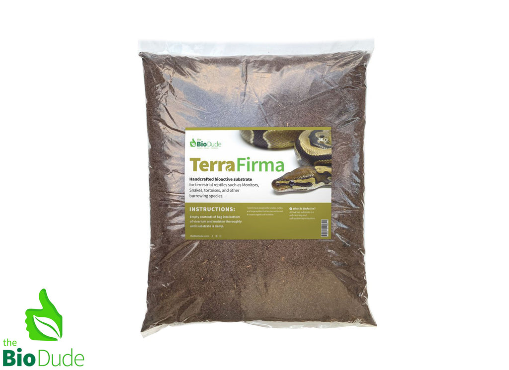 The Bio Dude - Terra Firma 36 qt bag - Great for Ball Pythons and Blue Tongue Skinks