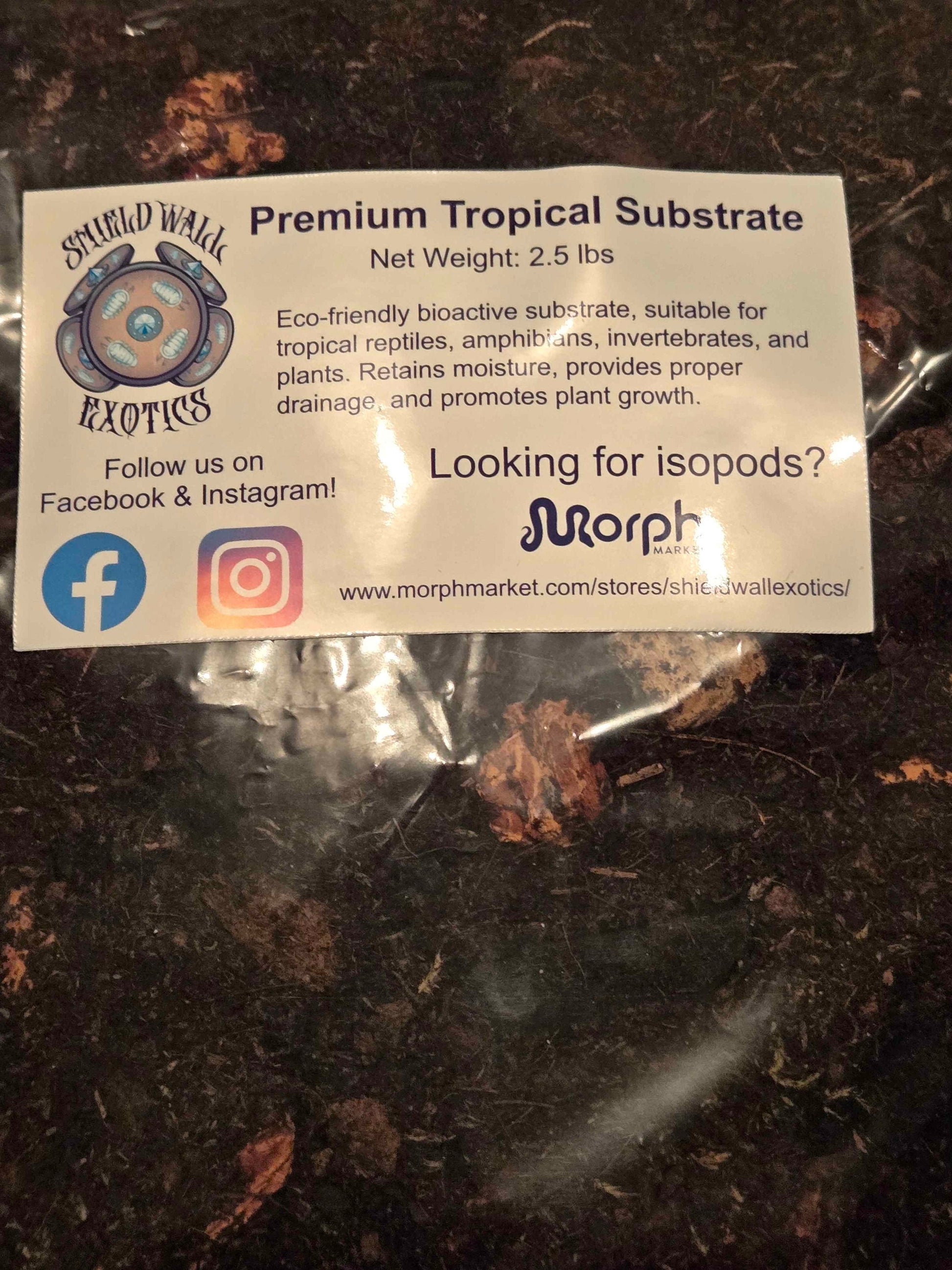 Premium Tropical Substrate - Bioactive Bedding for Tropical Species!