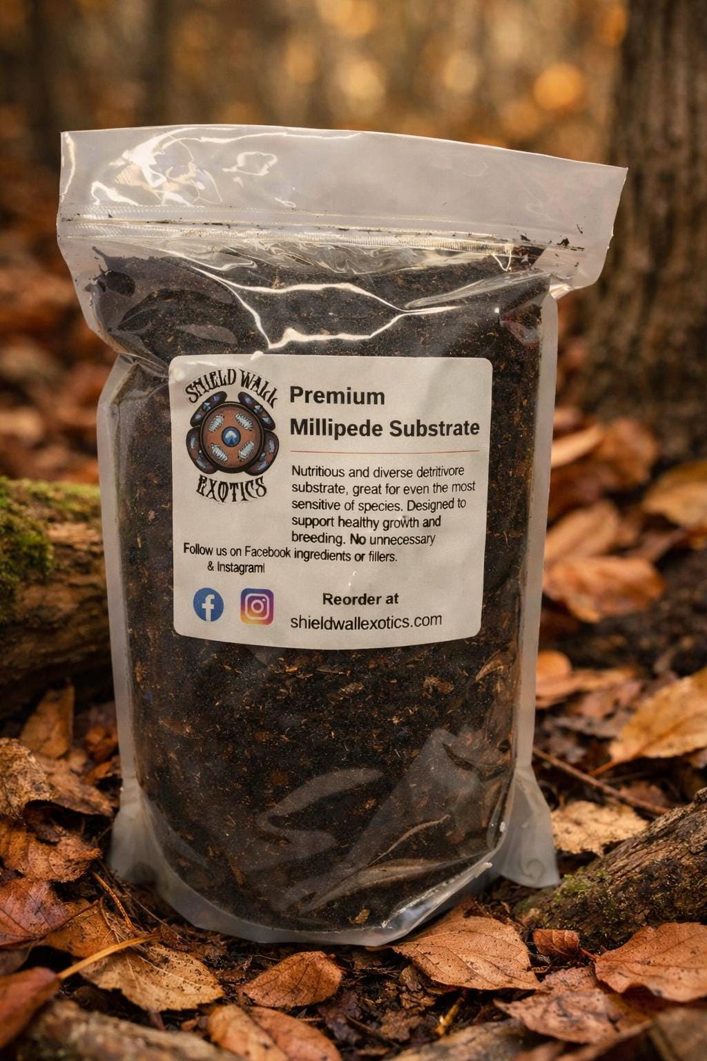 Premium Millipede Substrate – Natural Detritivore Soil Mix for Healthy Growth & Breeding