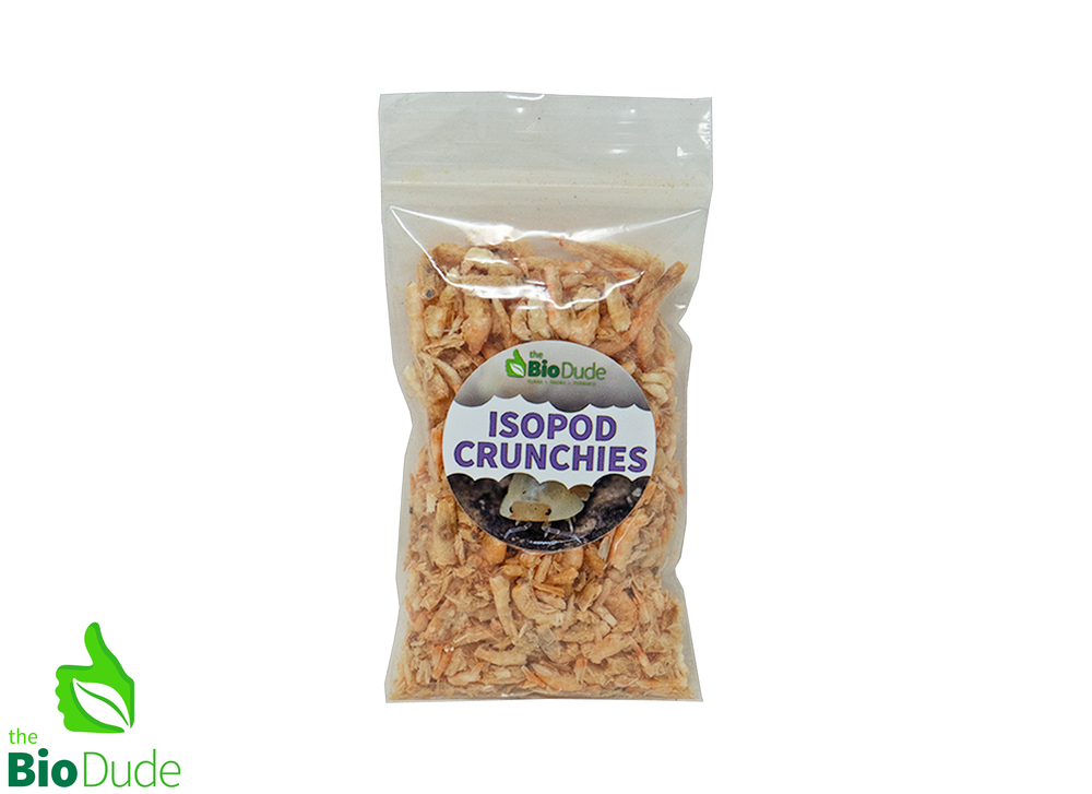 3 pack Isopod Crunchies Freeze Dried Krill – High-Protein Food 0.5oz